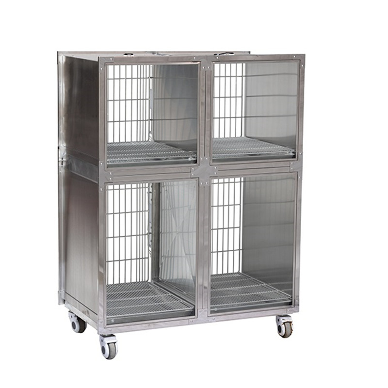 VCA-04P Stainless Steel Pet Display Cage-Stainless Steel Pet Display Cage
