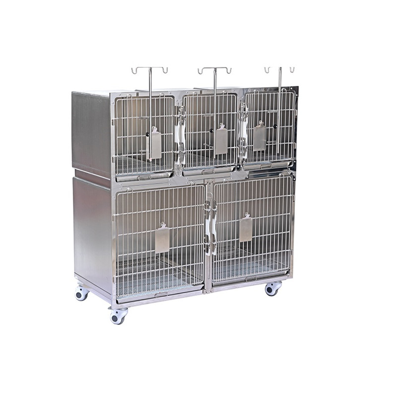 VCA-05 Stainless Steel Pet Hospital Cage-Stainless Steel Pet Hospital Cage