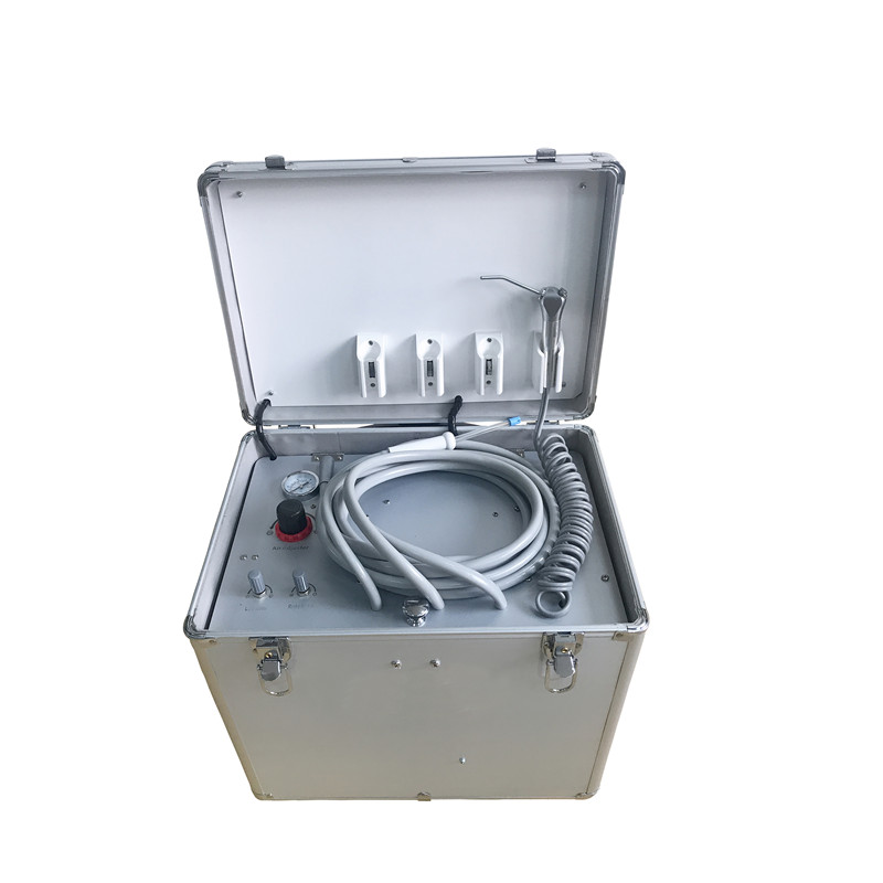 VET-402B Portable Dental Unit (Aluminum Box)-Portable Dental Unit (Aluminum Box)