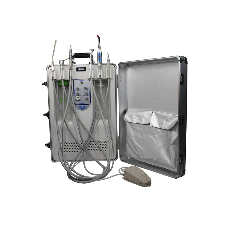 VET-406 Portable Dental Unit (Aluminum Box)-Portable Dental Unit (Aluminum Box)