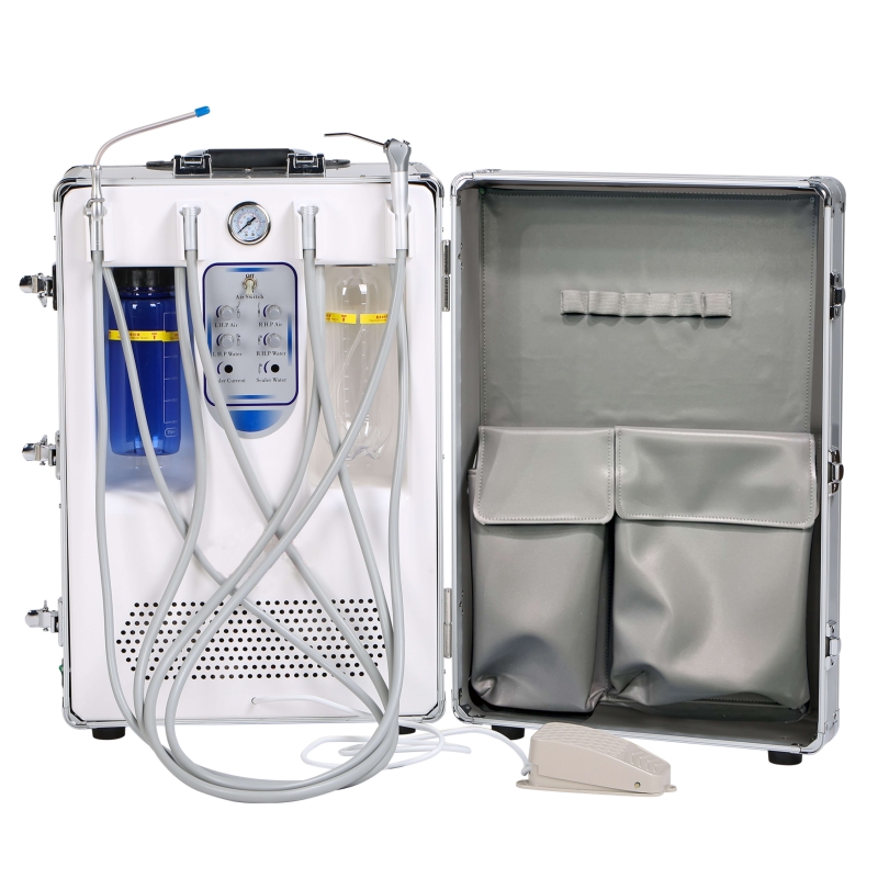VET-406A Portable Dental Unit (Aluminum Box)