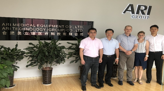 Visita de un cliente de Ucrania